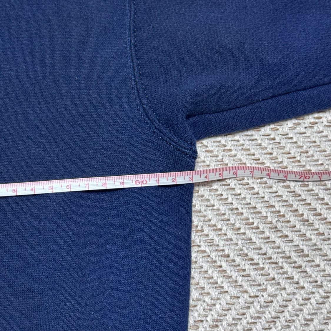 (L) 90s made in usa soffe 밀리터리 네이비 후드 상품이미지5