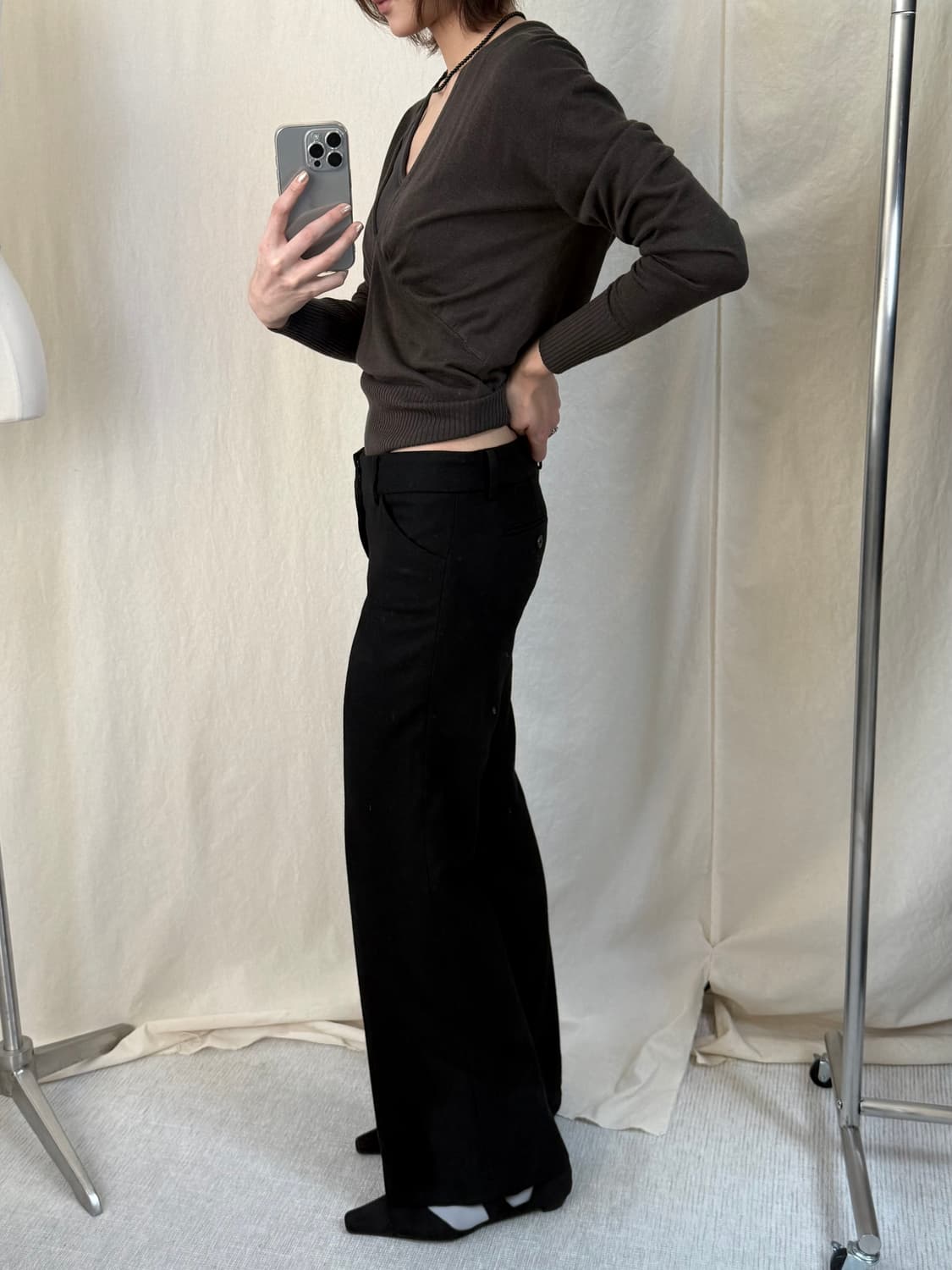 [로로피아나 원단] K.T 캐시미어 블렌드 울 슬랙스 상품이미지4