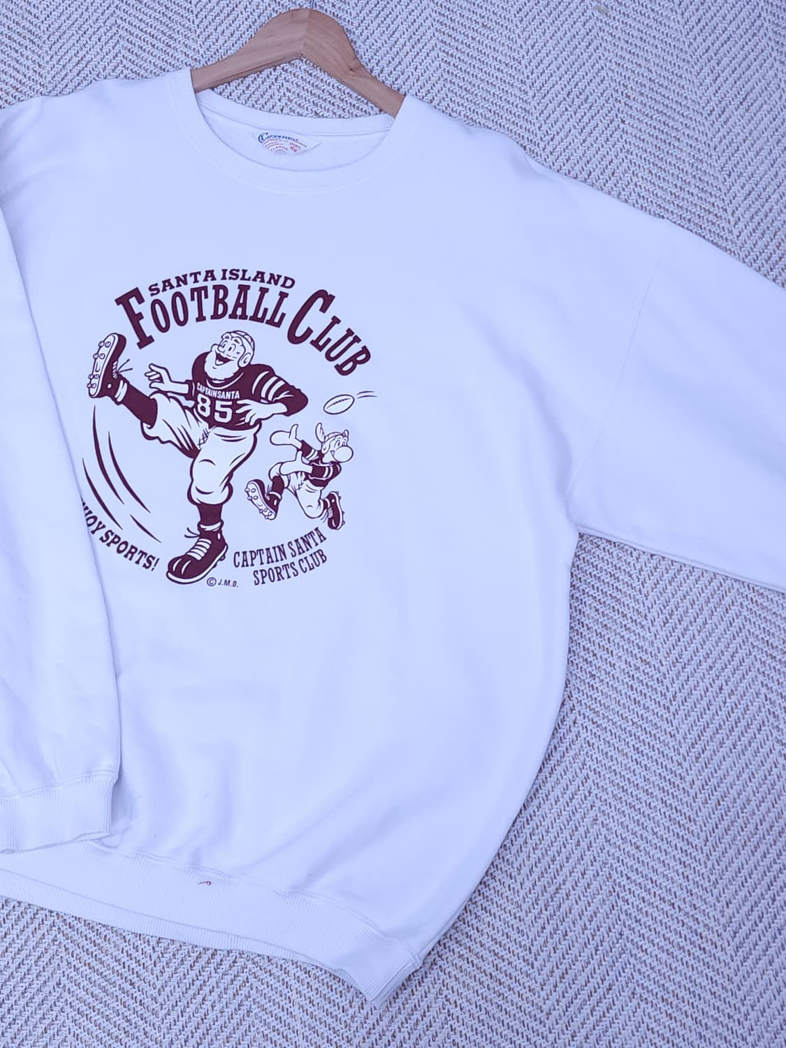 캡틴산타 XL 화이트 맨투맨  상품이미지4