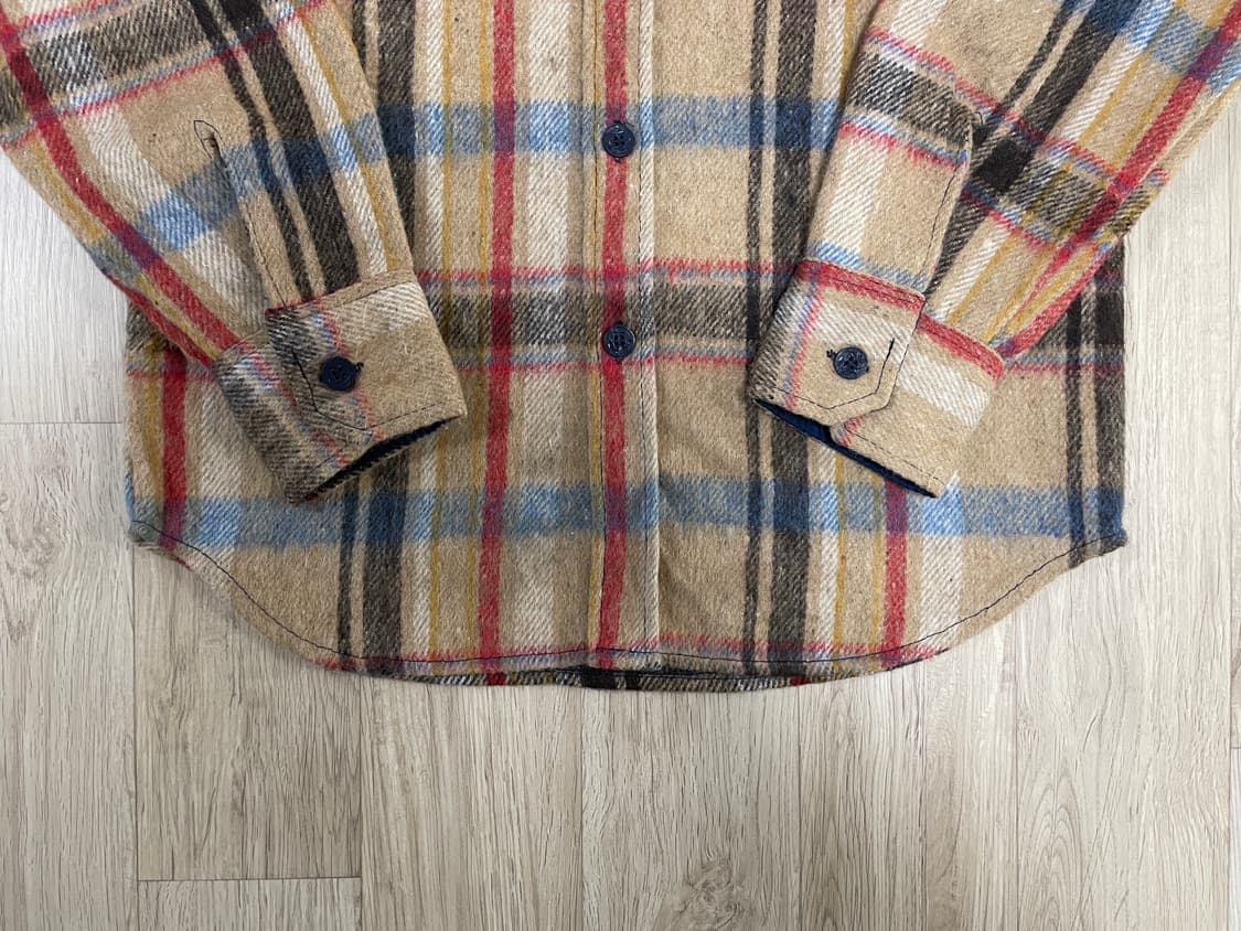 95) 70's Brewster 미군 체크 울 셔츠(RRL&LVC&폴로) 상품이미지7