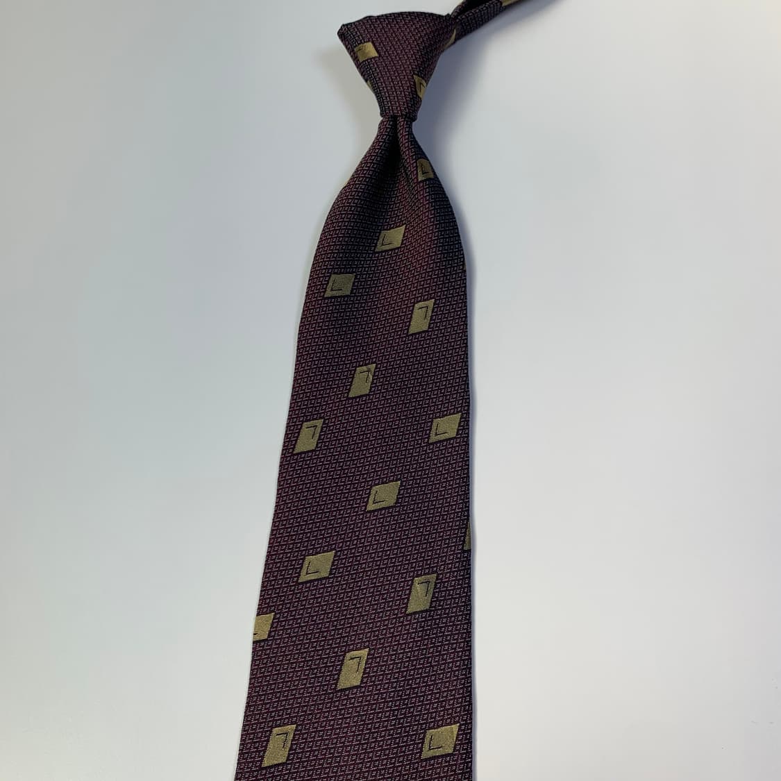 랑방(LANVIN) 모노그램 명품넥타이 A등급 이염존재 상품이미지7