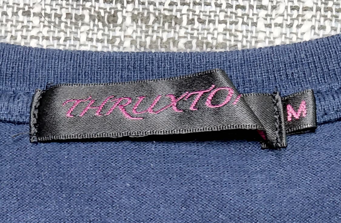[XS] THRUXTON 빈티지 인디언 그래픽 반팔 티셔츠 (네이비) 상품이미지5