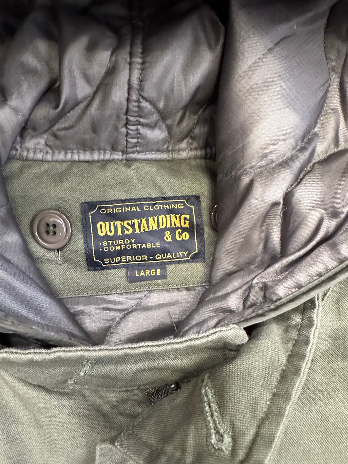 Outstanding & Co 카키 야상 L 상품이미지6