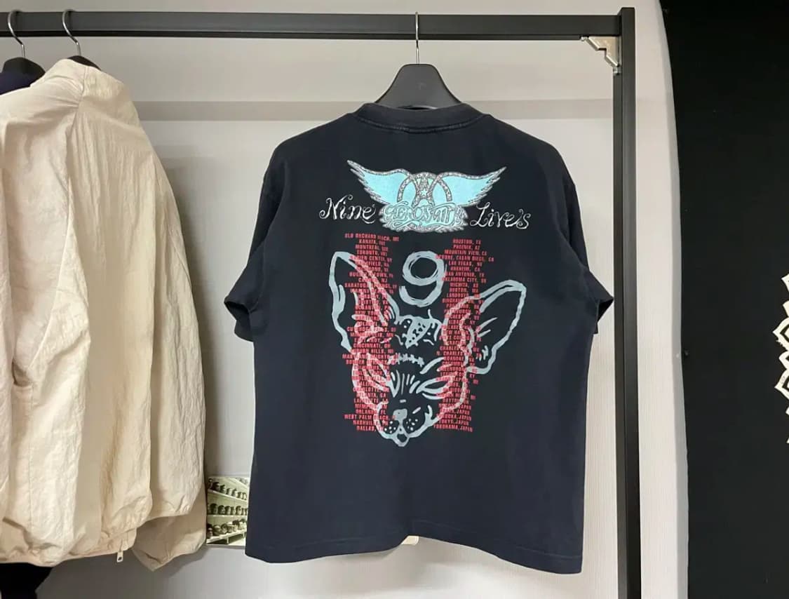 에어로스미스 90s 밴드티 상품이미지3