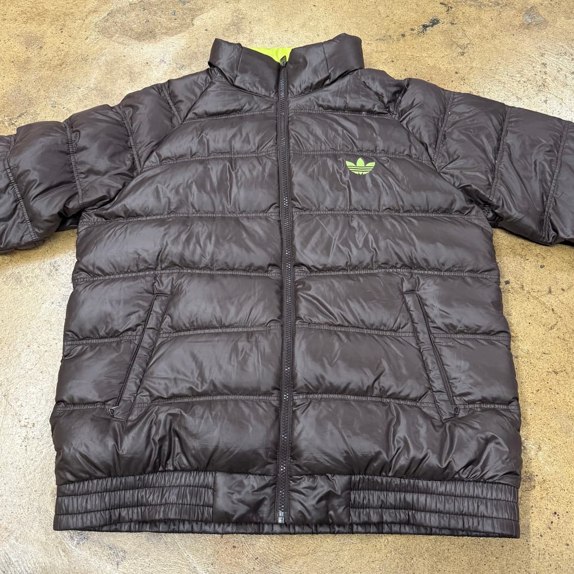 아디다스 초코나무숲 브라운 구파이어버드 숏패딩 100 상품이미지3