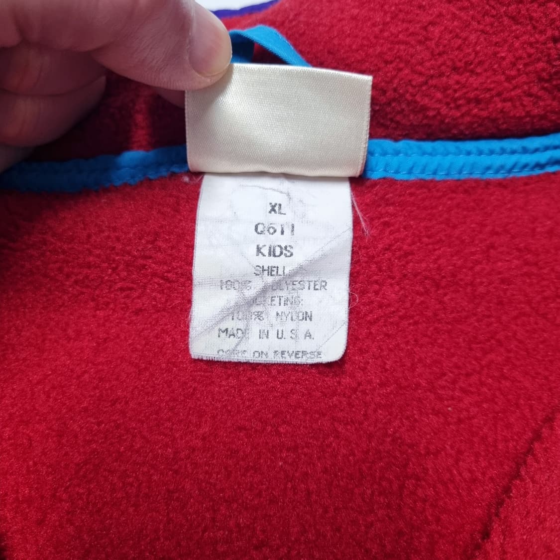 90S 빈티지 엘엘빈 신칠라 플리스 - KID XL 상품이미지10