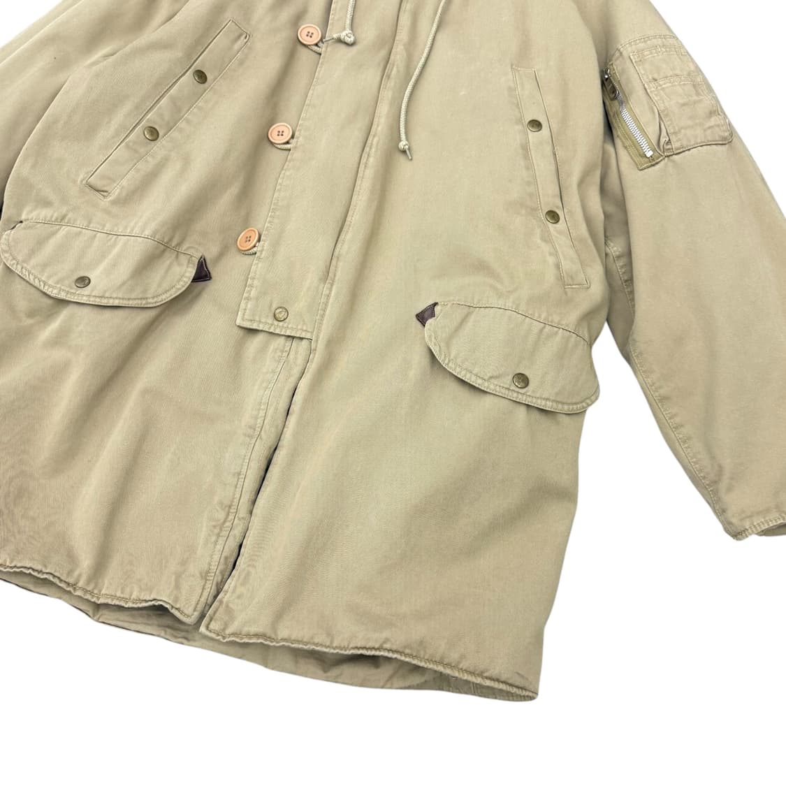 JPN 네오 블러드 모즈코트 퍼 후드 야상 자켓 상품이미지4