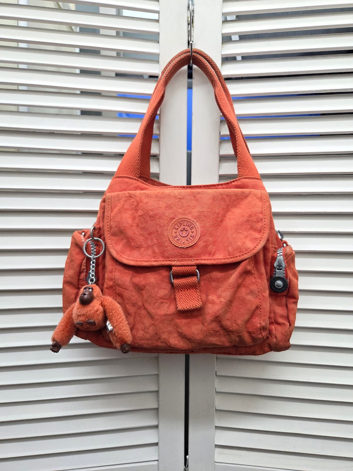 키플링 오렌지 토트백 상품이미지1