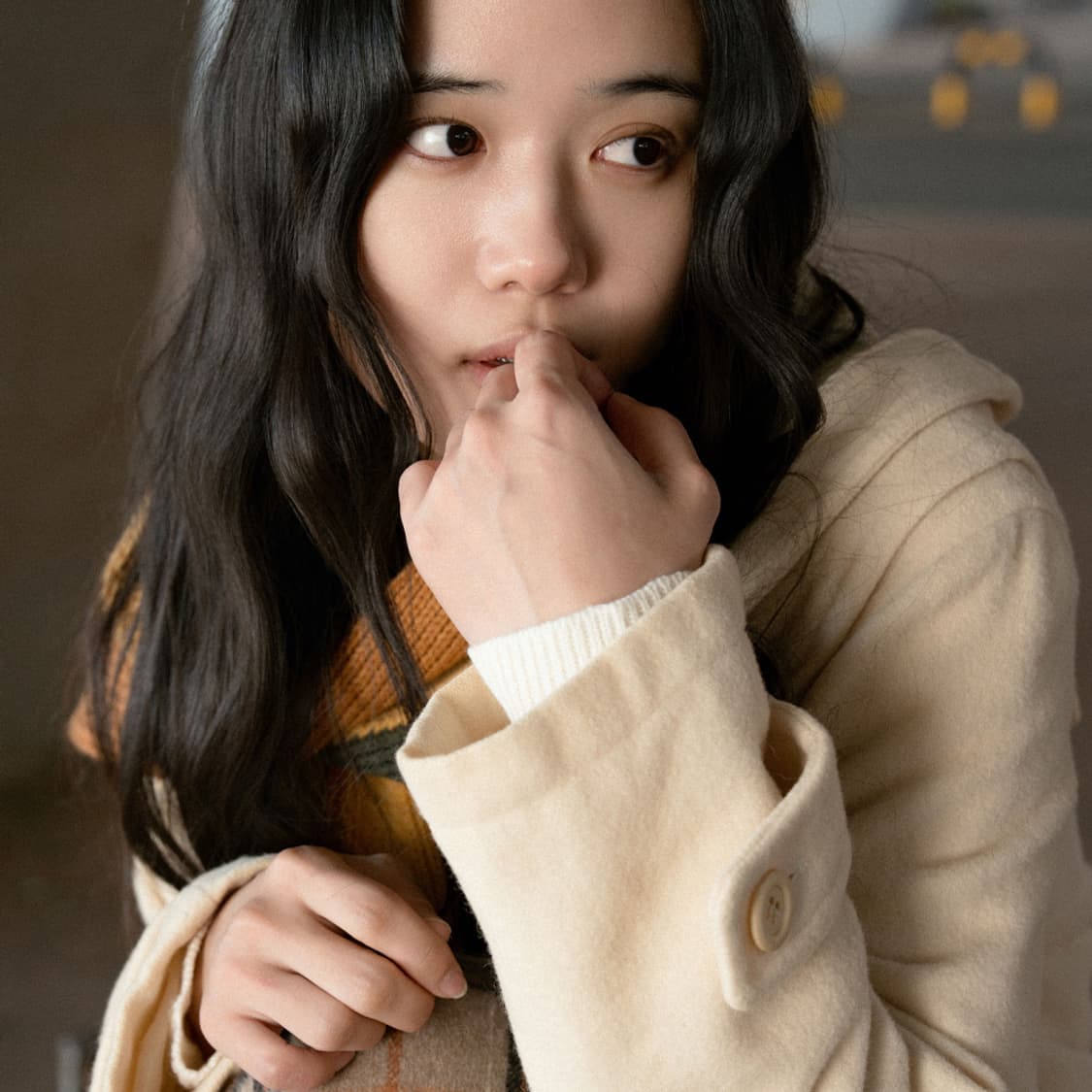 시로이 골목 더플 후드 코트 상품이미지10