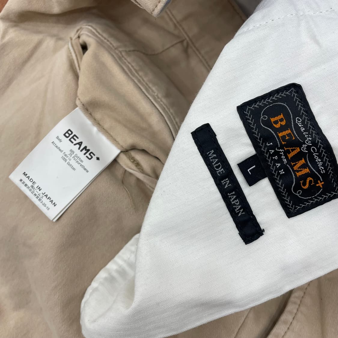 빔즈 플러스 투플리츠 트윌 팬츠 상품이미지2