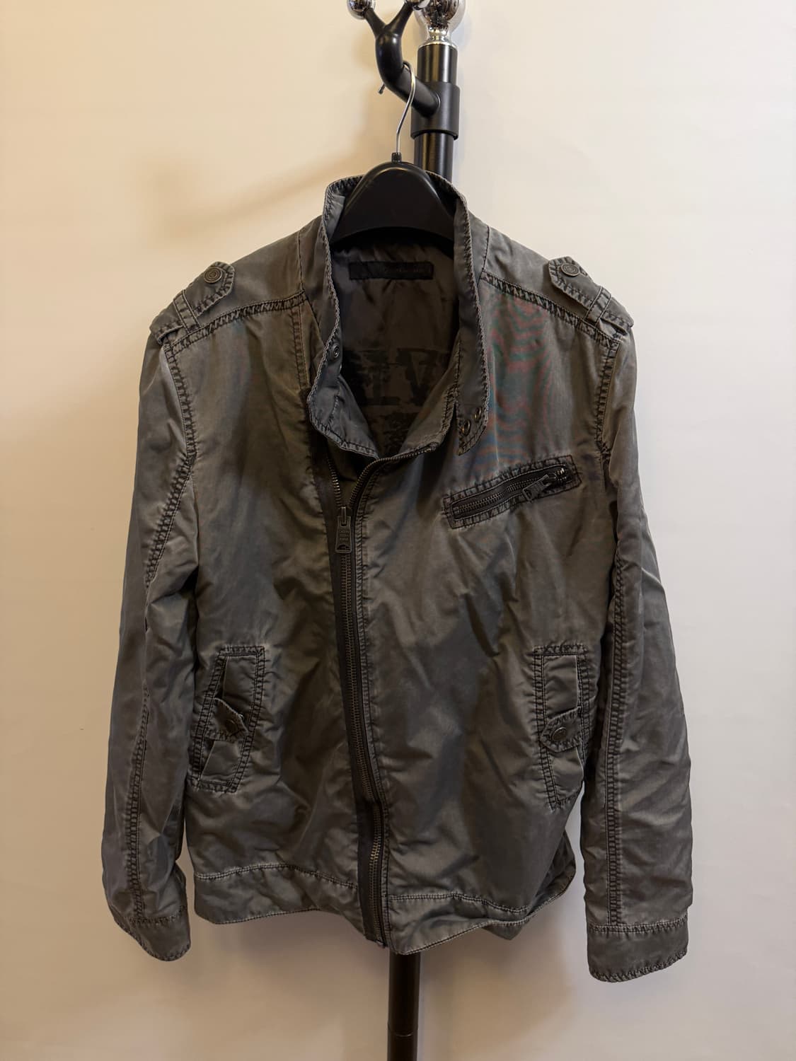 CK 빈티지 사선 워싱 자켓 상품이미지4