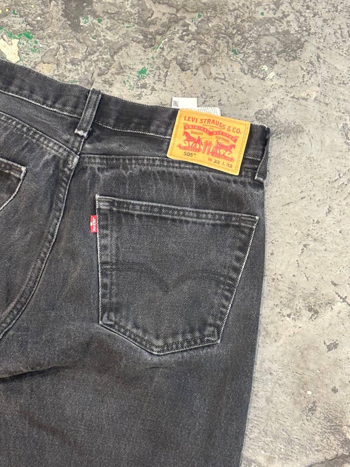 리바이스 505 레귤러 스트레이트 블랙 상품이미지9