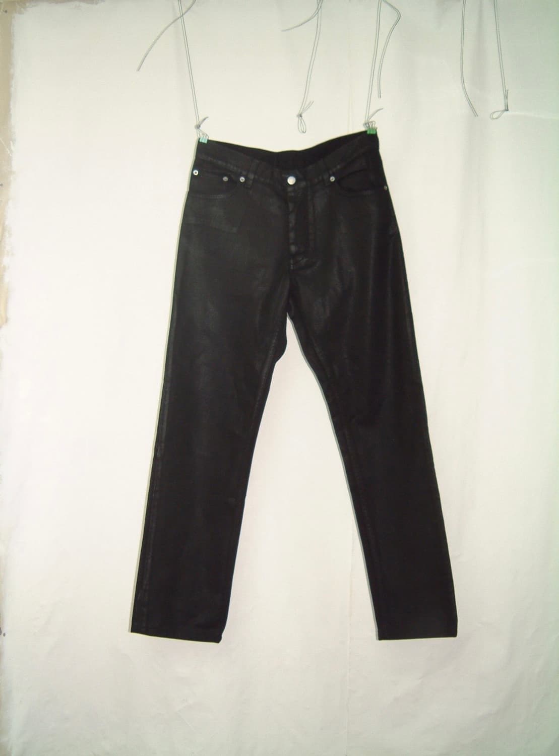 Helmut lang 1998 coated black denim 32 상품이미지2