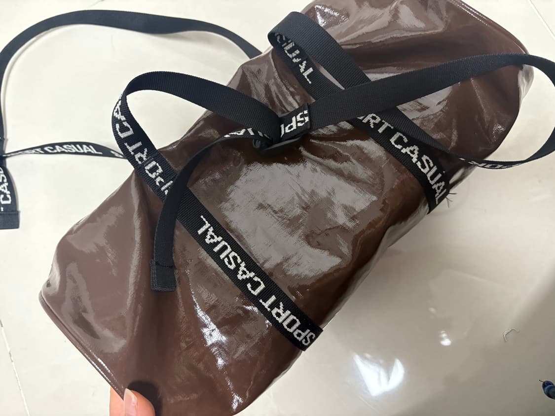 헤리티지플로스 패튼 스포츠 짐백 브라운 상품이미지2