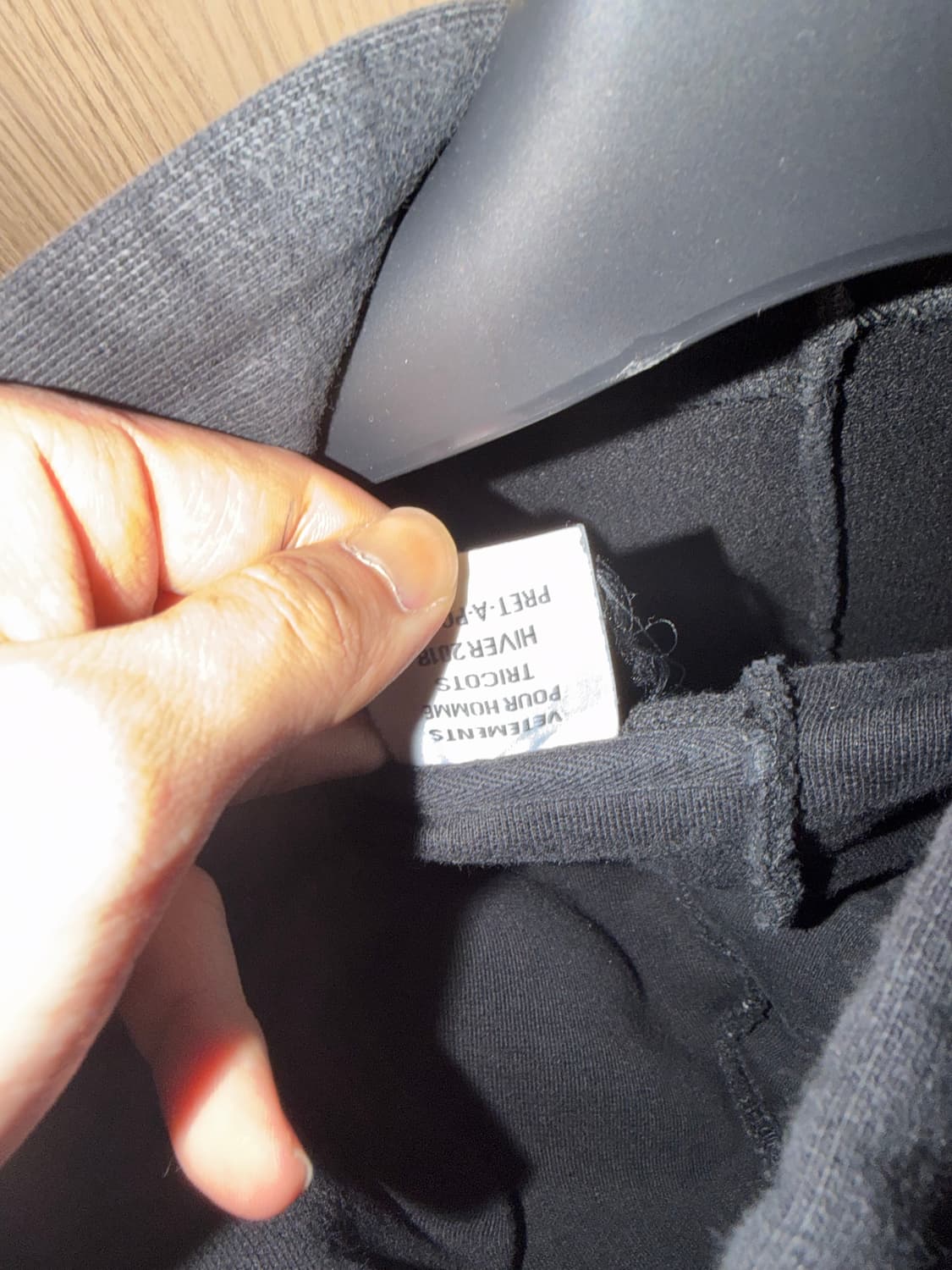 베트멍 vetements 후드 상품이미지5