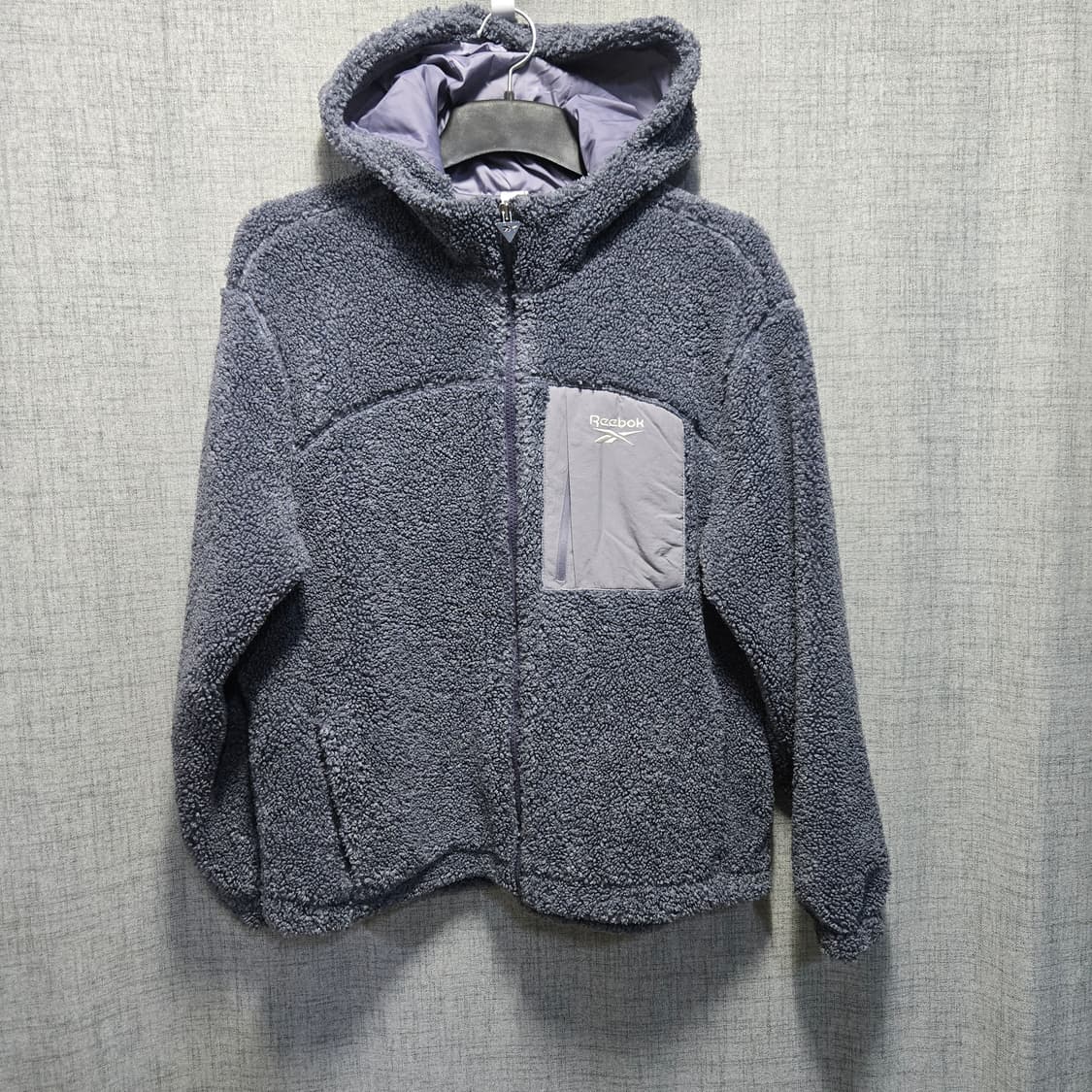 리복 여성 플리스 후드 뽀글이 집업  상품이미지1