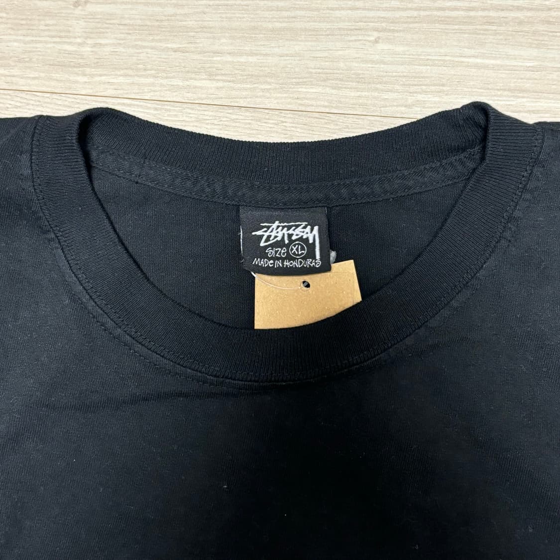 스투시 베이직 로고 반팔 티셔츠 Black (XL) 상품이미지3