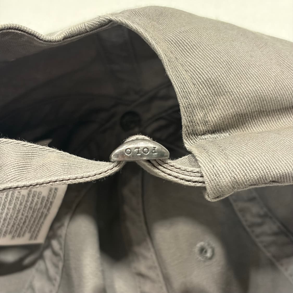 폴로 랄프로렌 볼캡 모자 그레이 상품이미지4