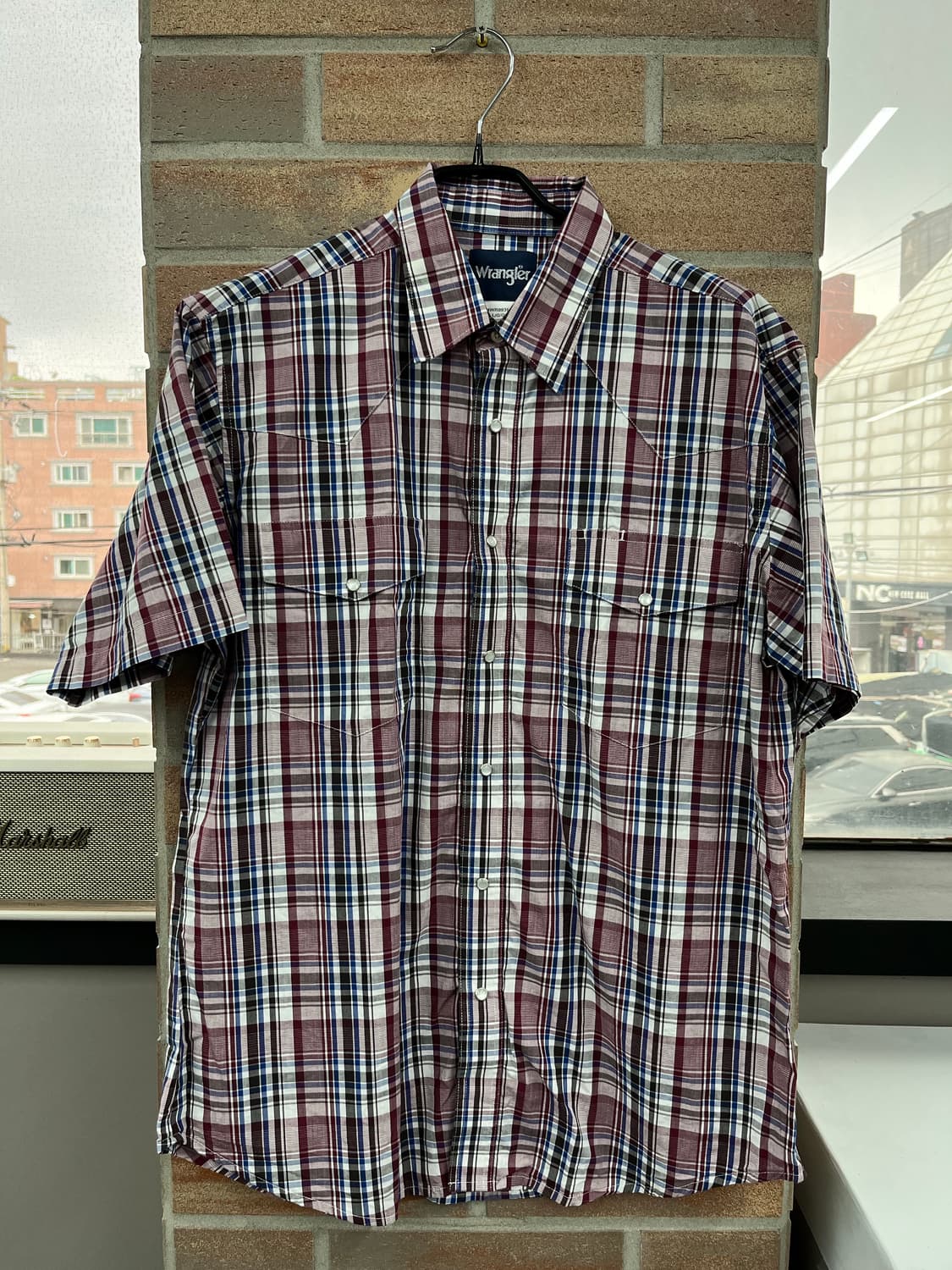 랭글러 웨스턴 체크 셔츠  상품이미지6