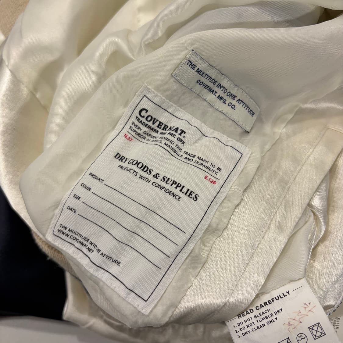 [XL] 커버낫 서핑 자수 블랙 화이트 봄버 자켓 B233 상품이미지7