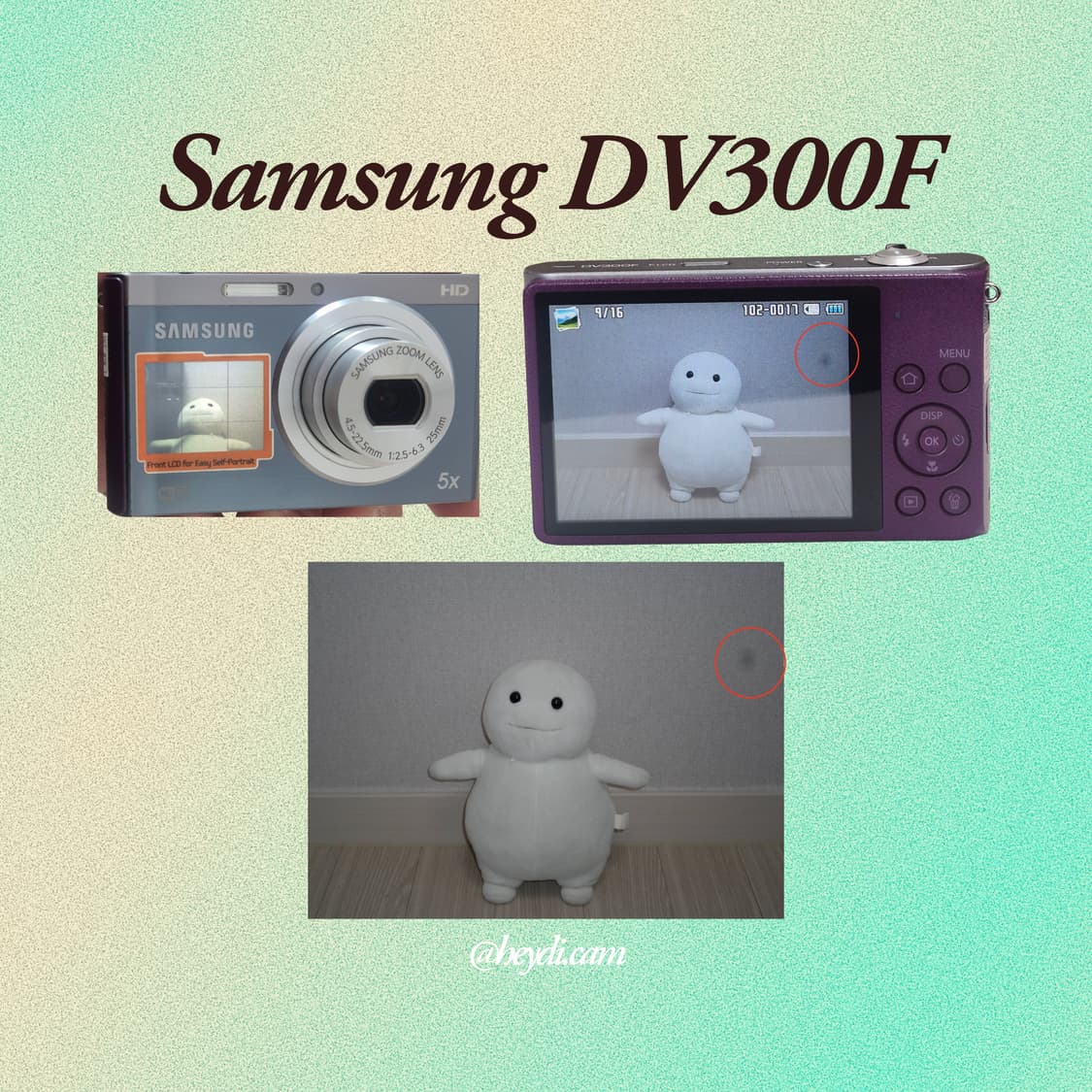 (한효주 디카) 삼성 DV300F 블랙 (Samsung DV300F) 상품이미지4