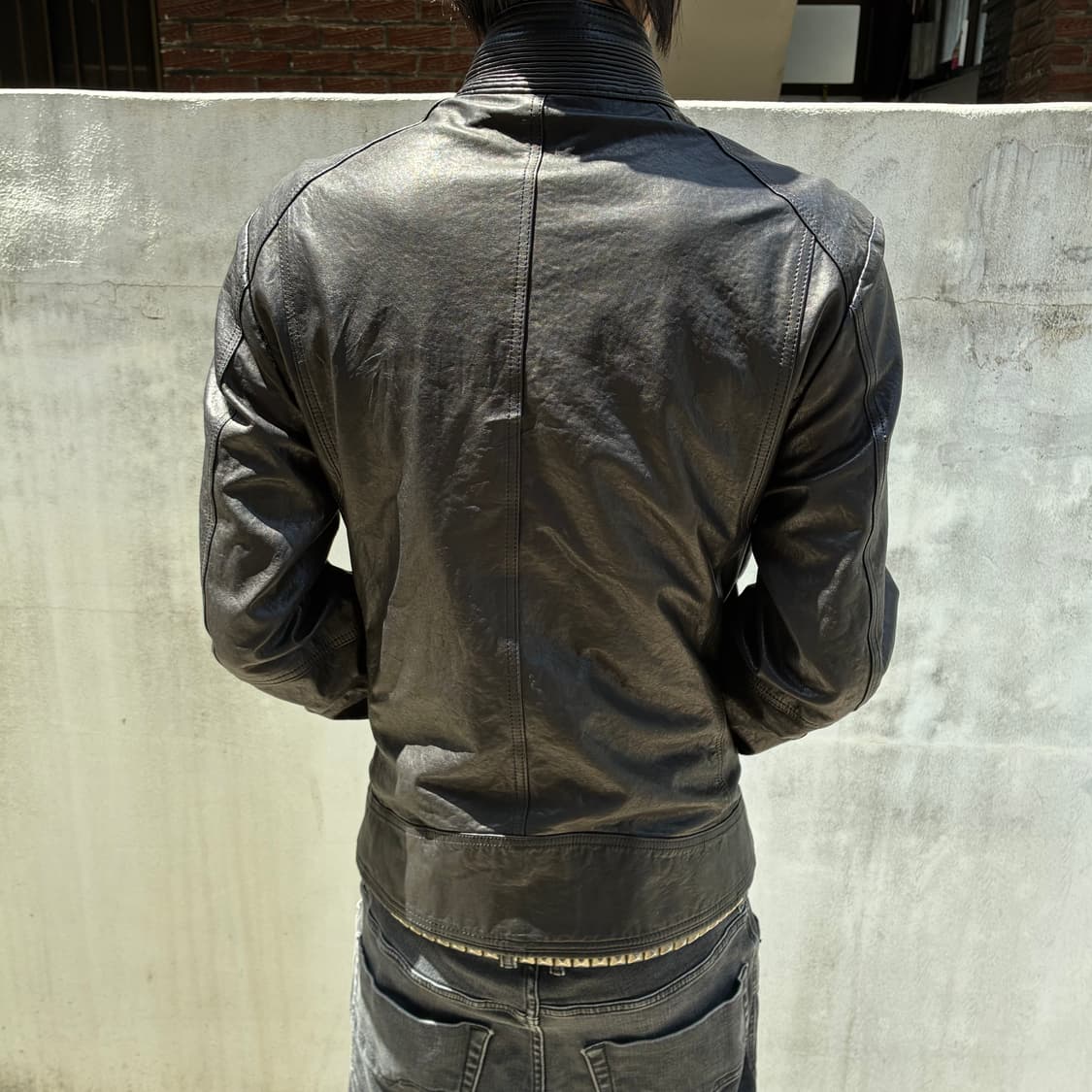 lamb skin leather jacket 상품이미지3