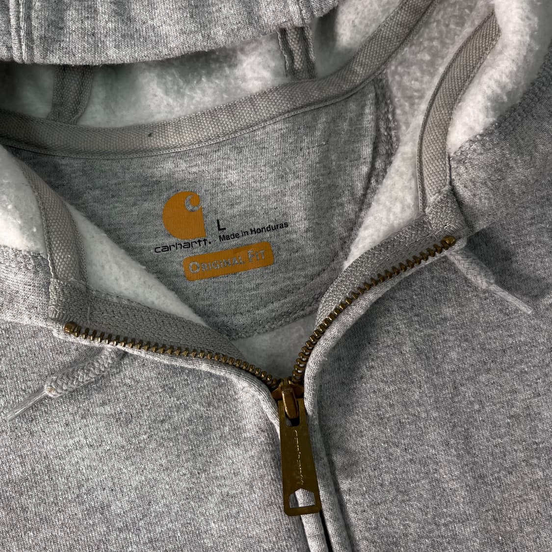105 칼하트 그레이 후드집업 상품이미지2