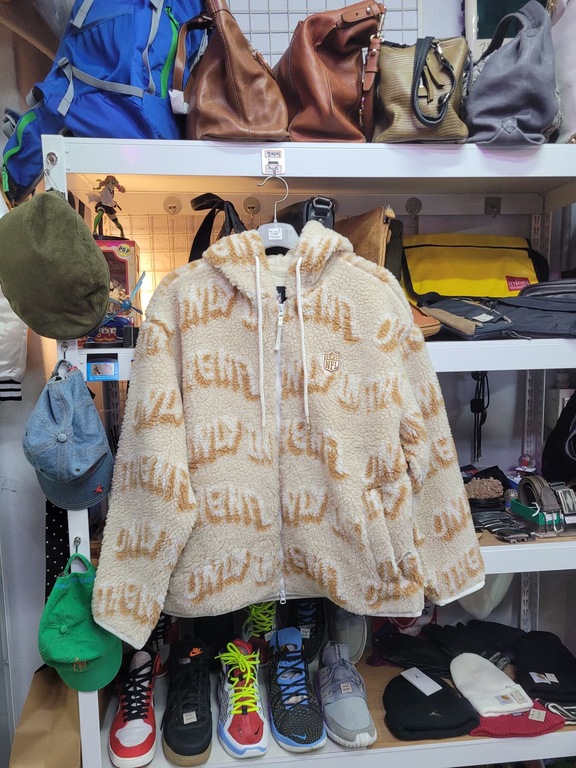 NFL 후리스 후드 집업 (미착용품) 상품이미지1