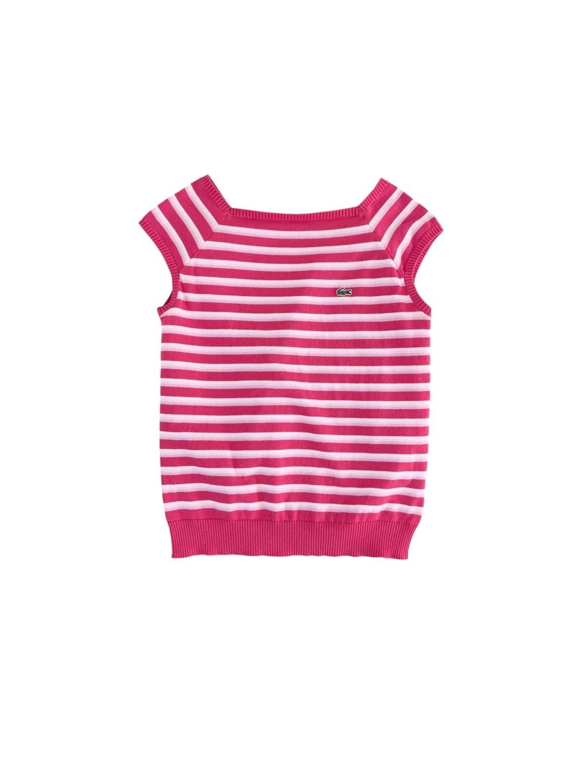 라코스테 스트라이프 반팔 니트 (95) 상품이미지1