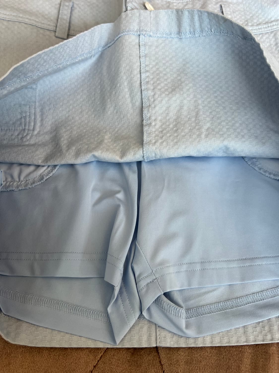 빈폴골프 여성 스카이블루 골프치마바지 상품이미지5