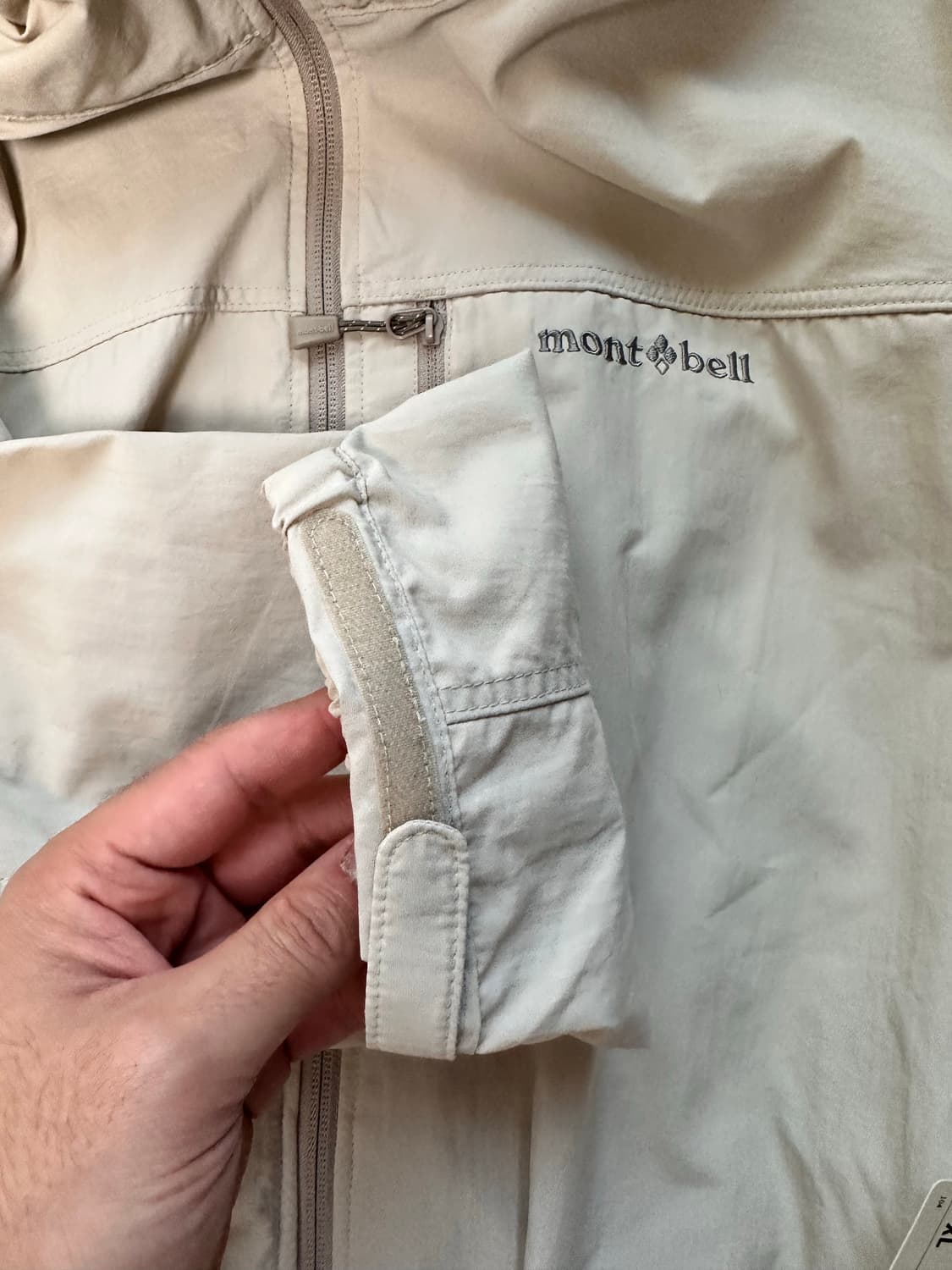 [XL] 몽벨 바람막이 아이보리 상품이미지6