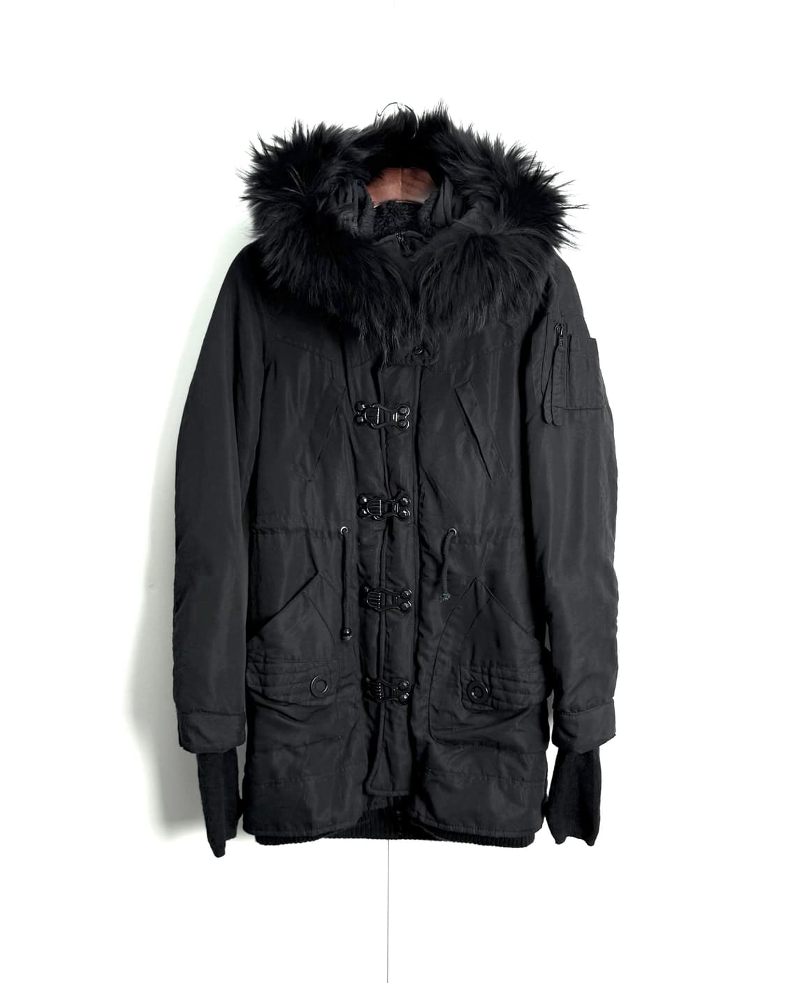 sly 포 퍼 후드 토글 파카 상품이미지1