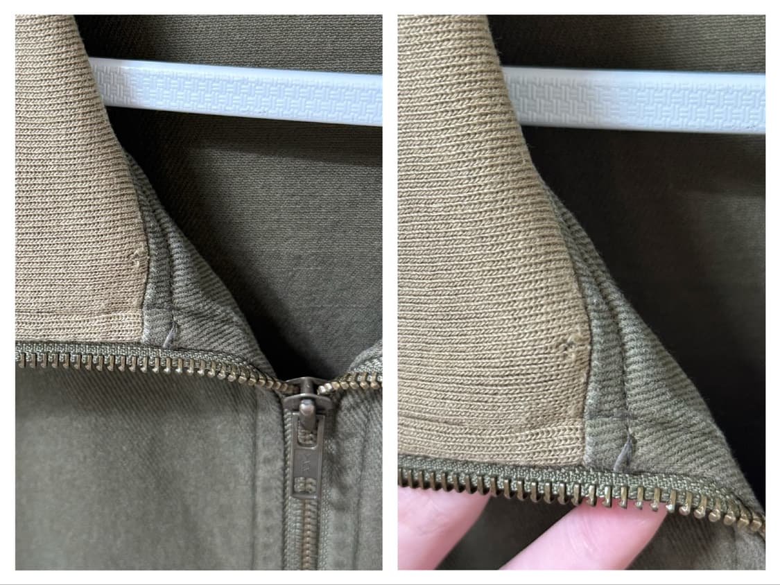 아디다스 카키 브라운 져지 L 100 트랙탑 자켓 베켄바우어 코튼 올리브 상품이미지8