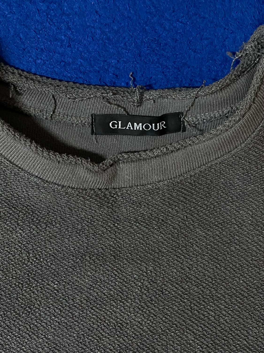 Glamour 글래머 루즈핏 그런지 스타일 니트 상품이미지3