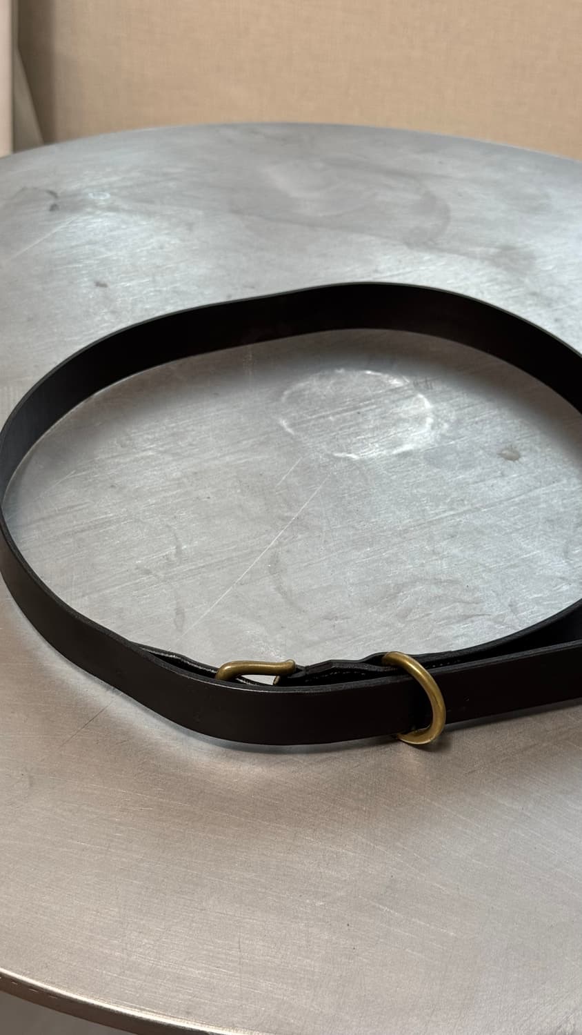 오라리 블랙 D링 벨트 상품이미지5