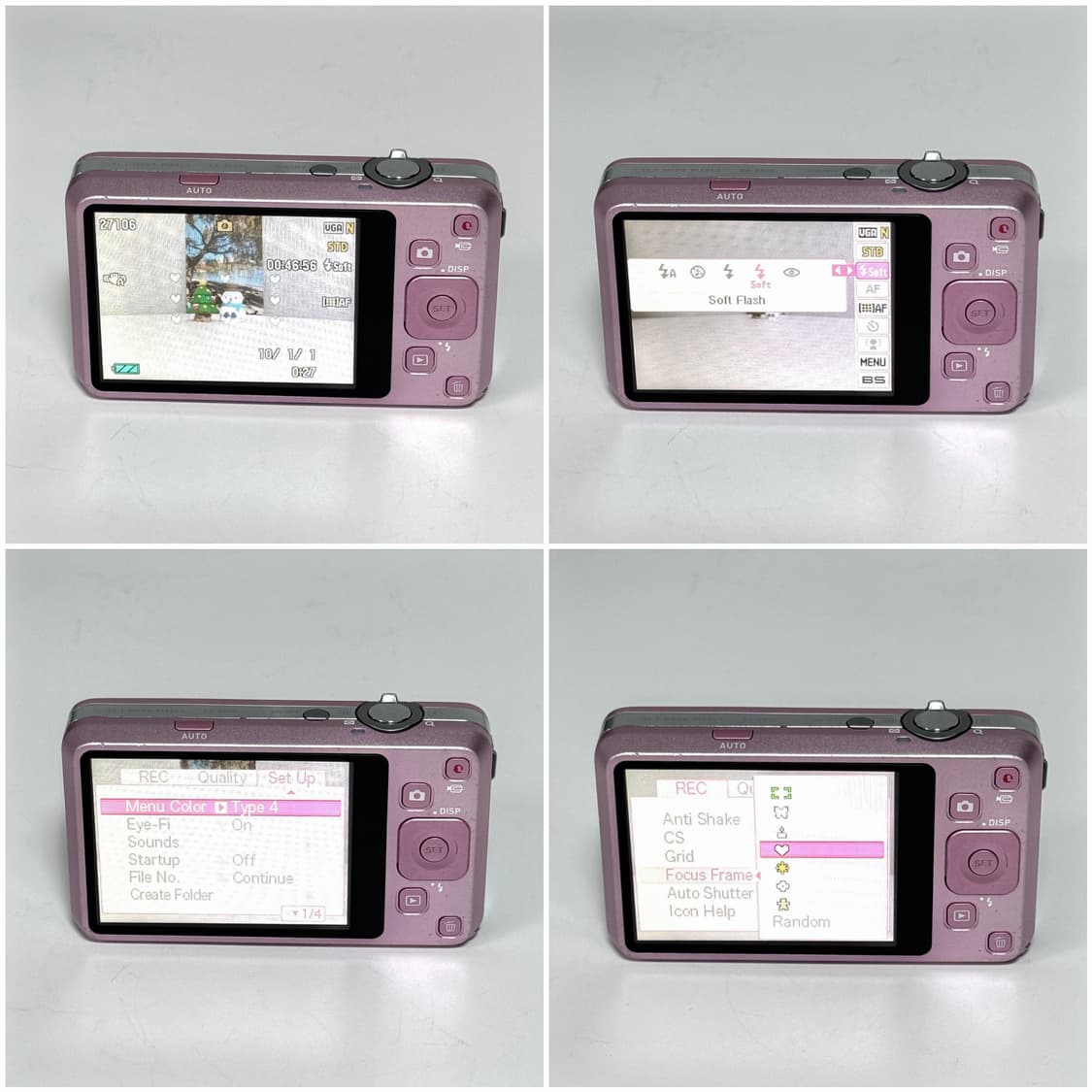 카시오 엑슬림 Z800 베이비핑크 빈티지디카 상품이미지4