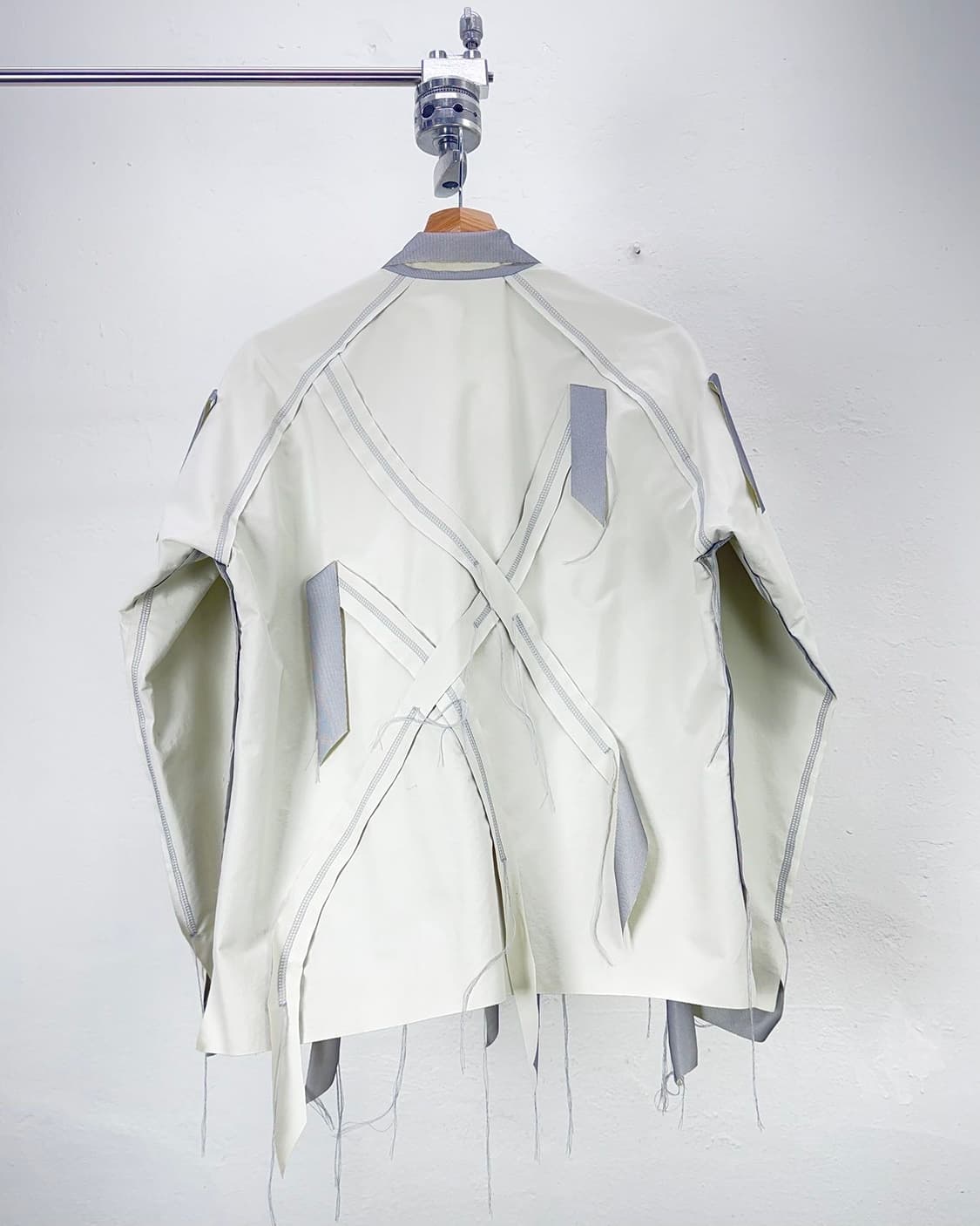 설밤 디스트레스드 오버록 레이어드 셋업 하의 상품이미지8