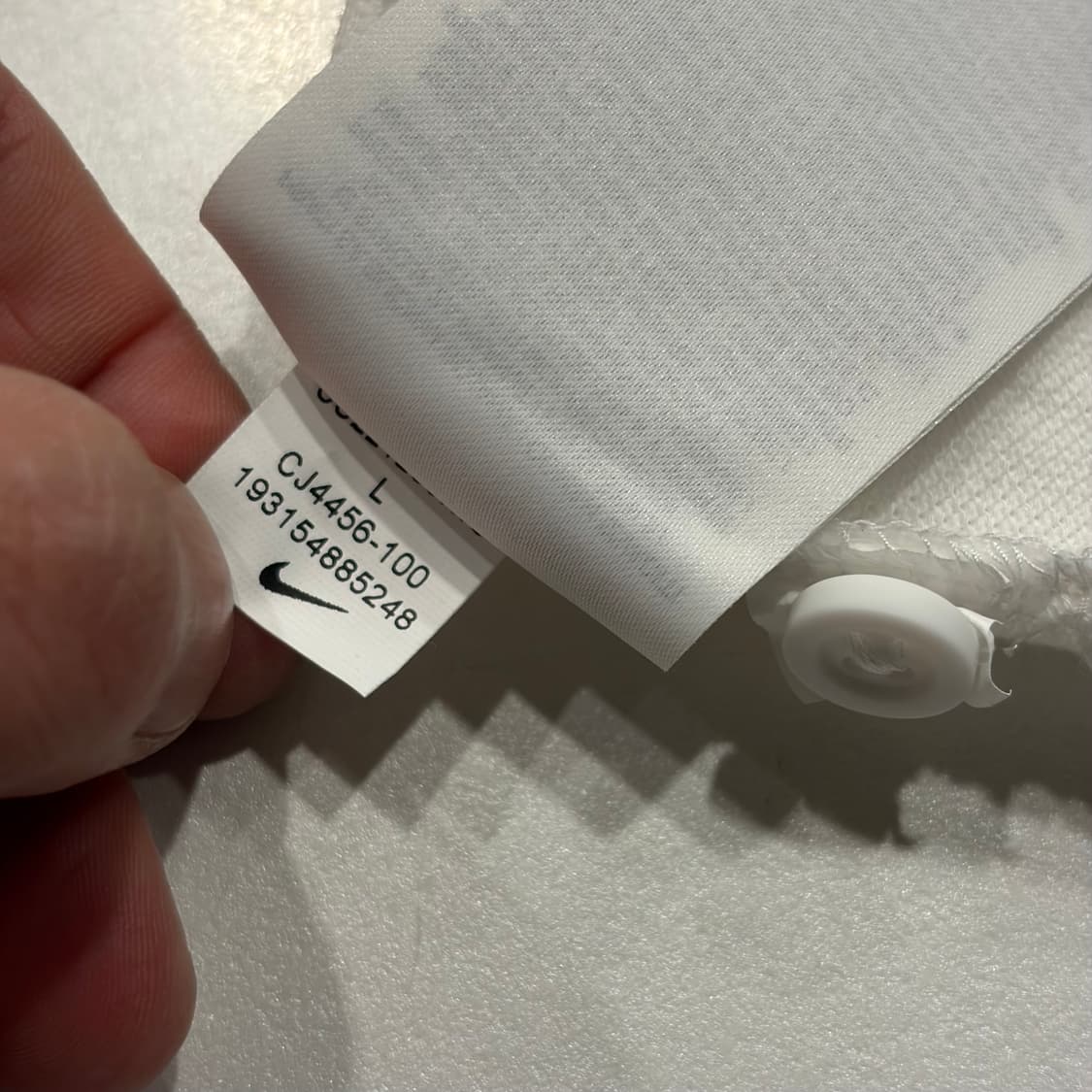 [L] 나이키 NSW 폴로 PK 카라티 반팔티 화이트 C226 상품이미지6