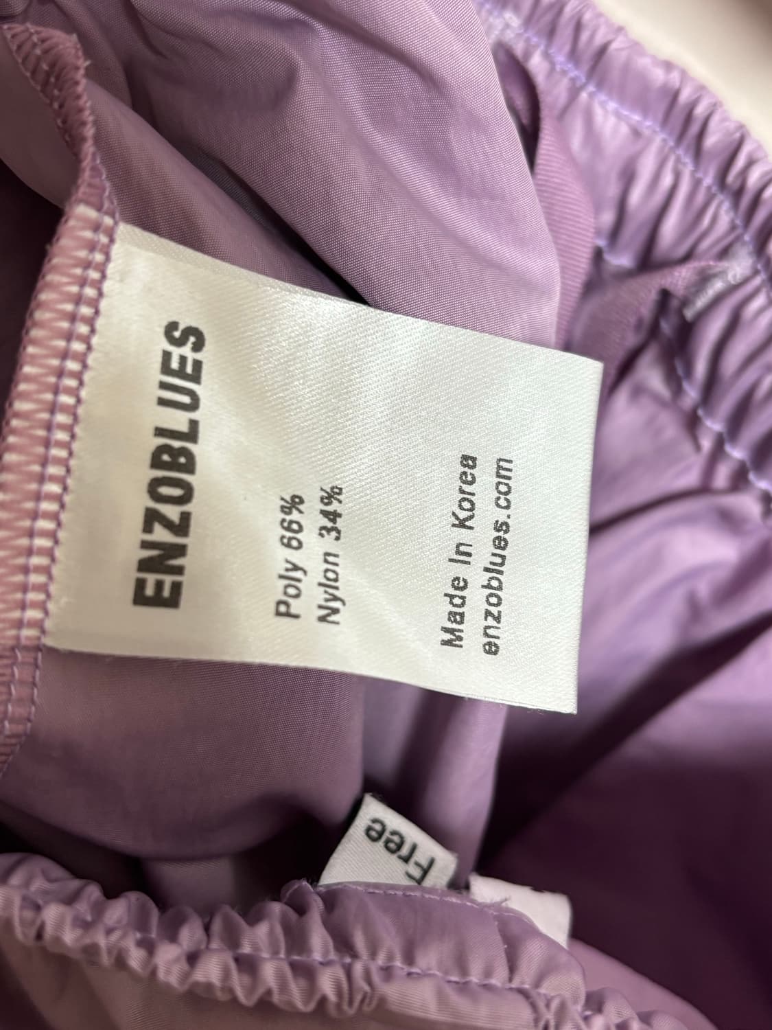 ENZOBLUES 글로시 밴딩 쇼츠 핑크 (Free) 상품이미지6