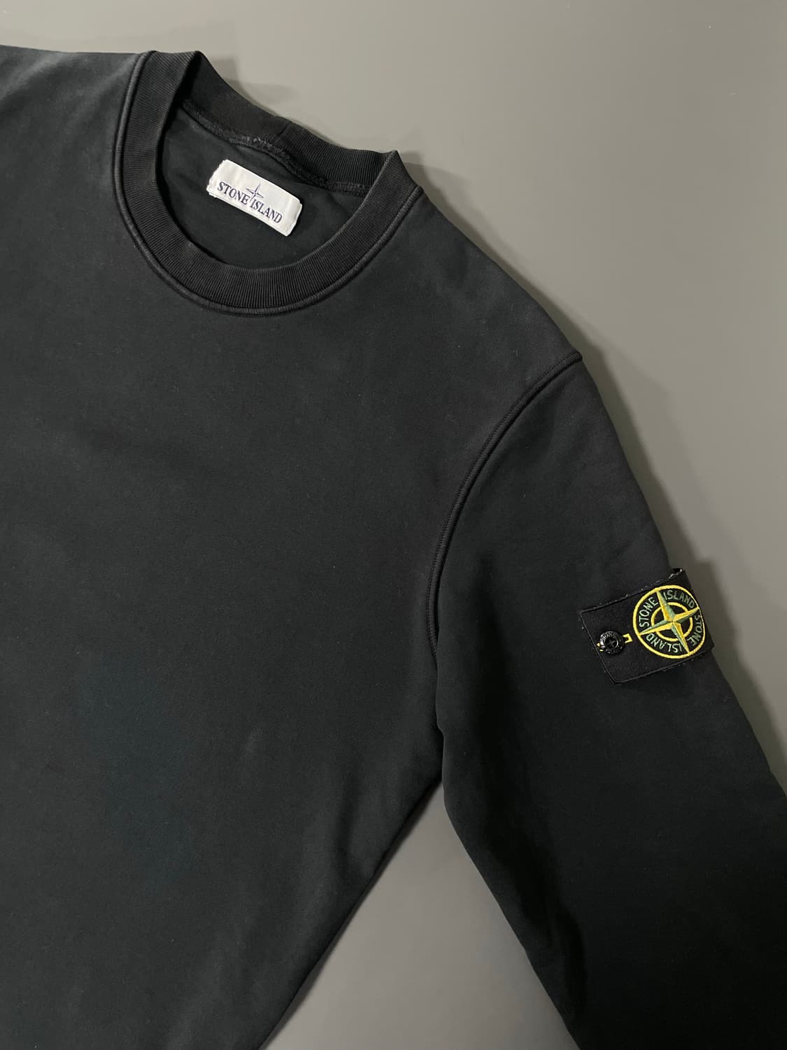 [L] 스톤아일랜드 와펜 코튼 스웻셔츠 맨투맨 QR인증 상품이미지3
