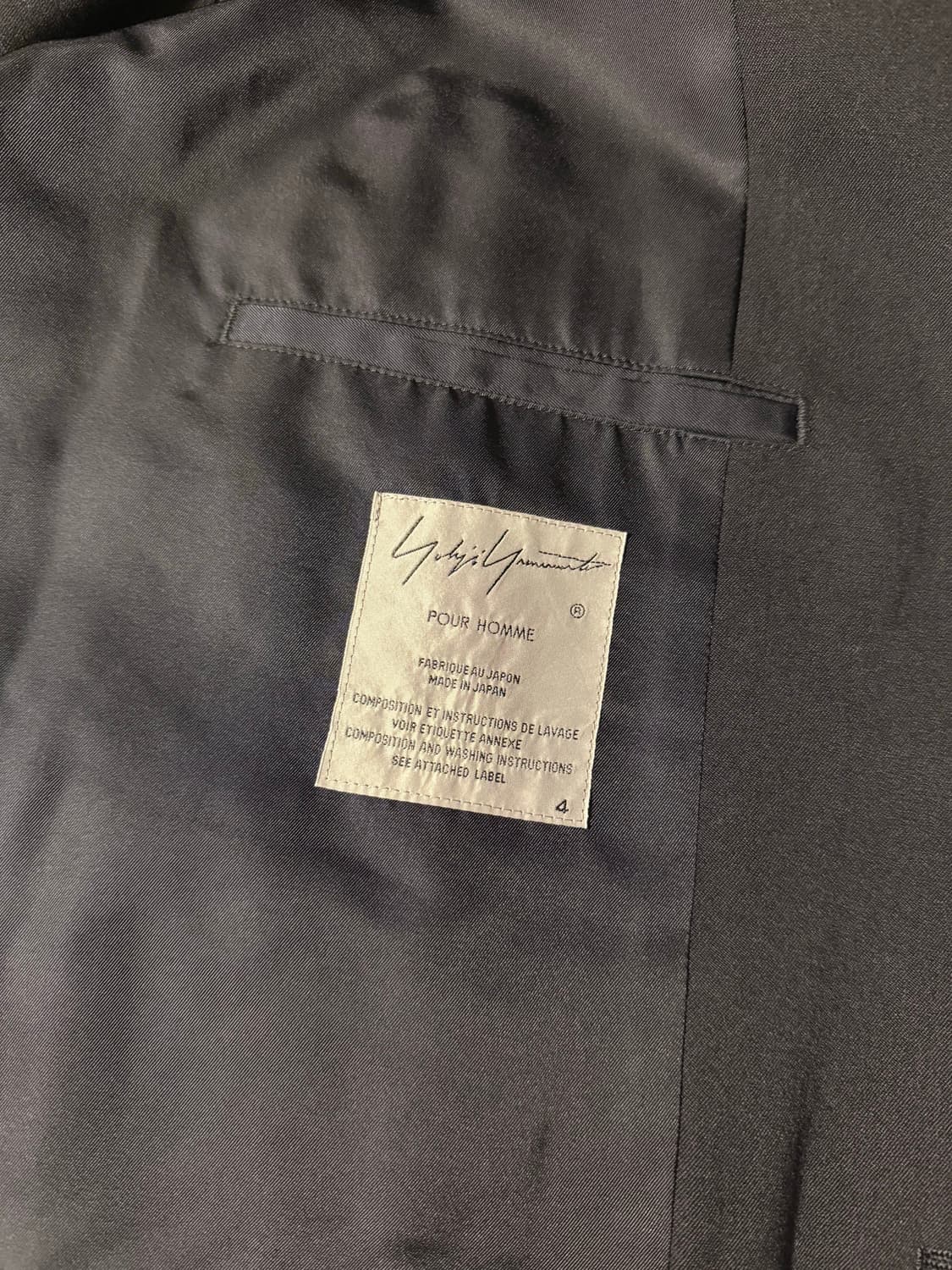 요지야마모토 뿌르옴므 후드 베스트 상품이미지4