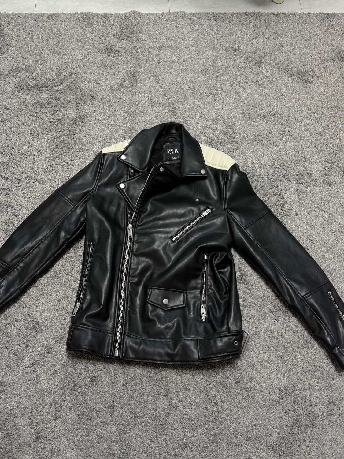 자라 바이커 가죽 자켓 상품이미지2