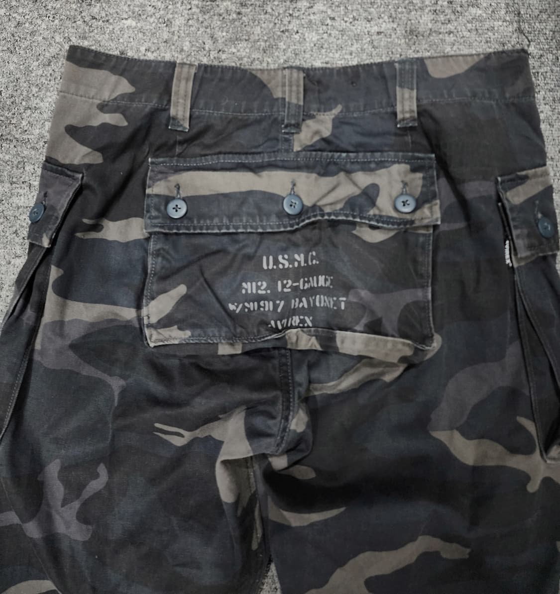 아비렉스 카모플라쥬 몽키 카고 팬츠 M 상품이미지4