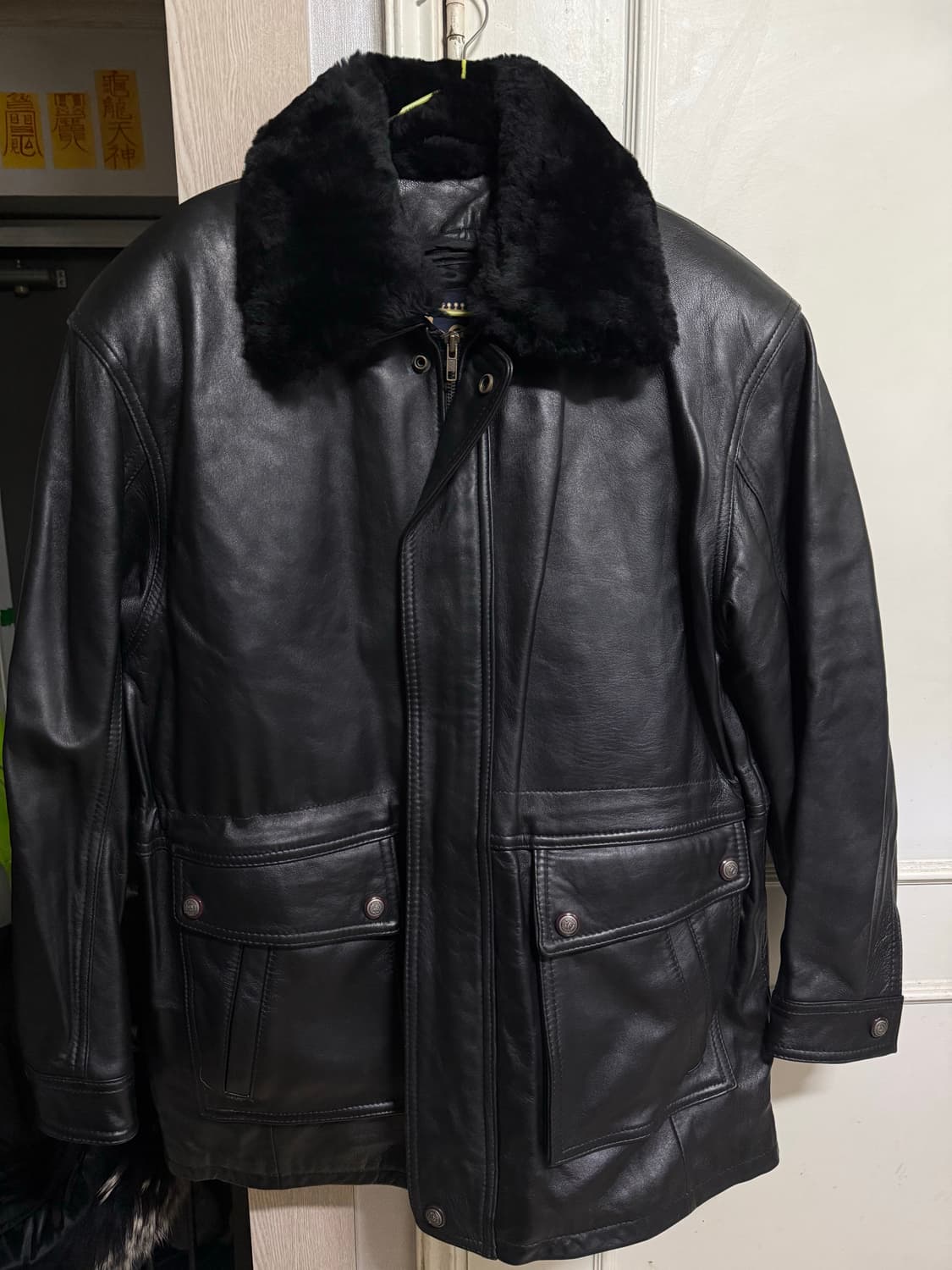 남자양가죽오리털자켓거의새거 상품이미지3