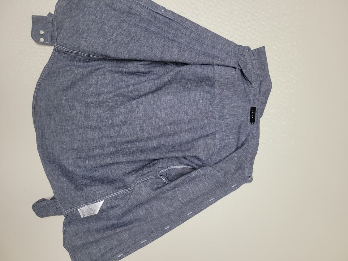 UGIZ 남자 마혼방 셔츠 100 라이트네이비 상품이미지8