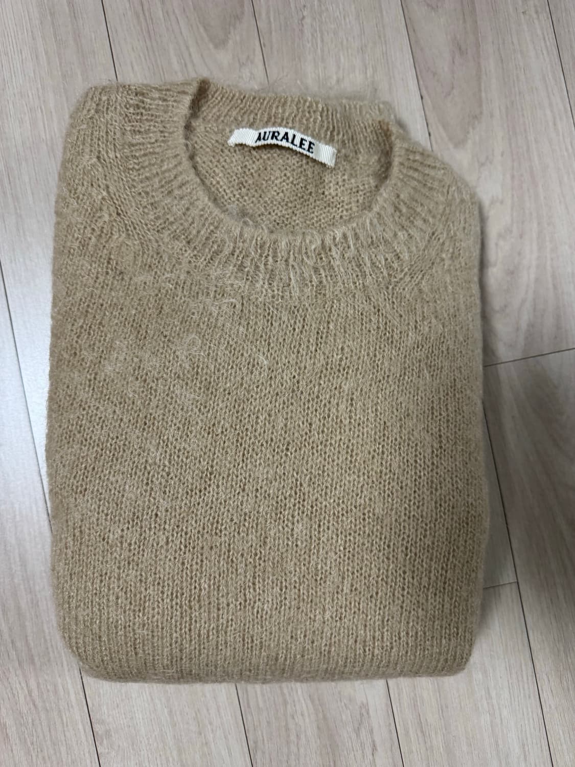 [3] 오라리 모헤어 니트 베이지 상품이미지1