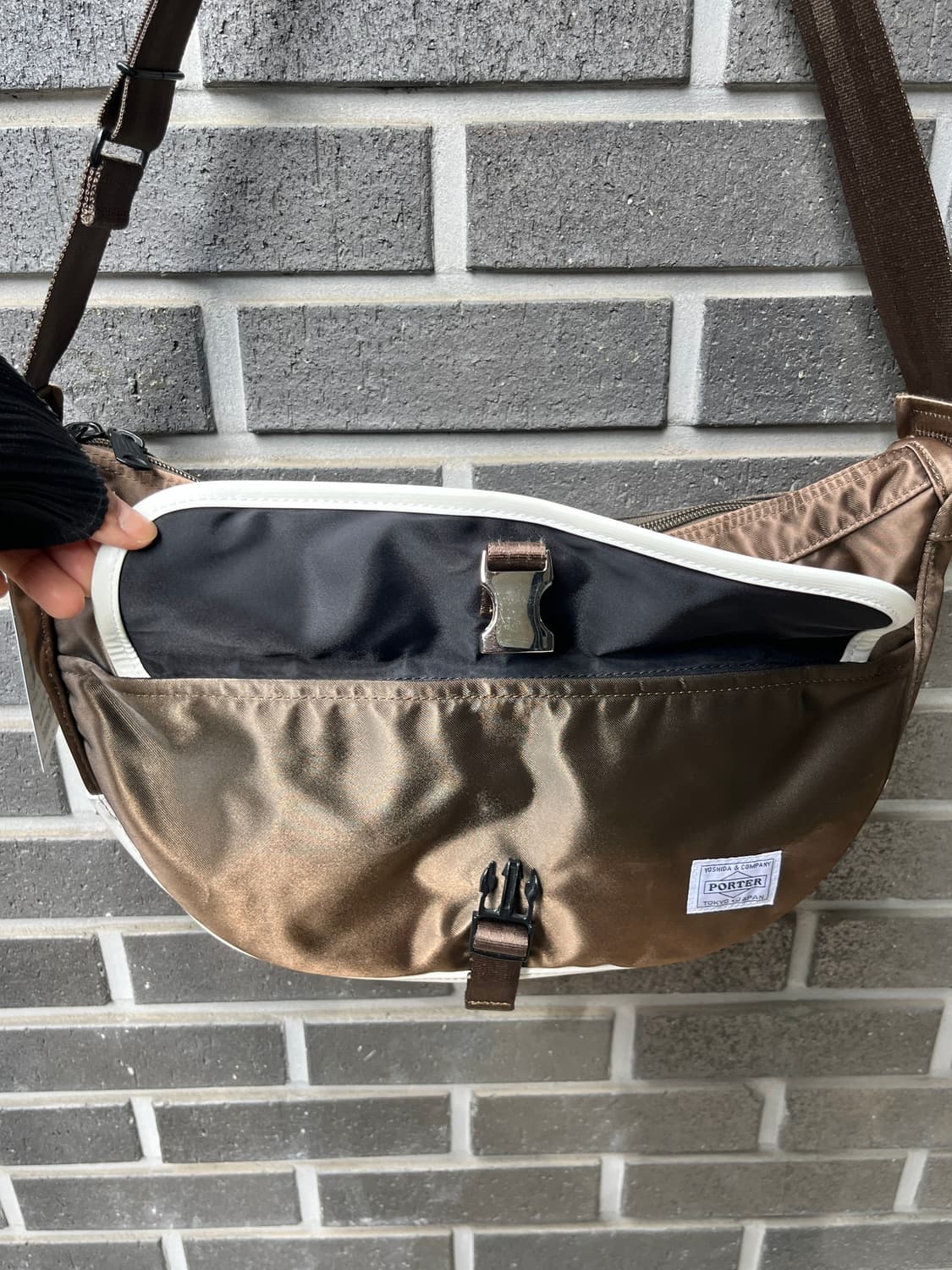 Porter 포터 크로스 호보백 올리브그린 상품이미지6