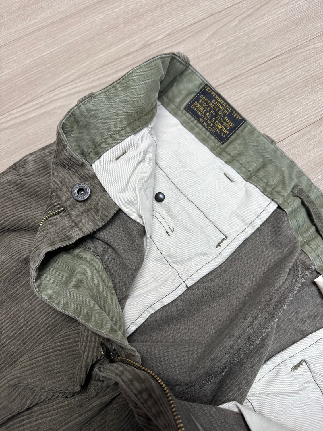 rrl 더블알엘 플리츠 코듀로이 팬츠 34/32 상품이미지4