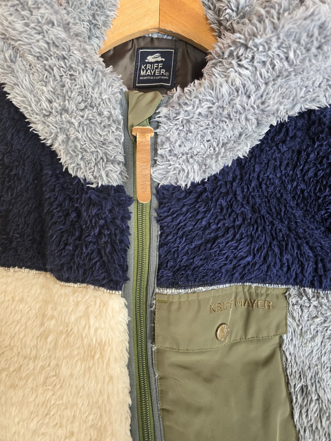 KRIFF MAYER 뽀글이 롱 코트 M 상품이미지3