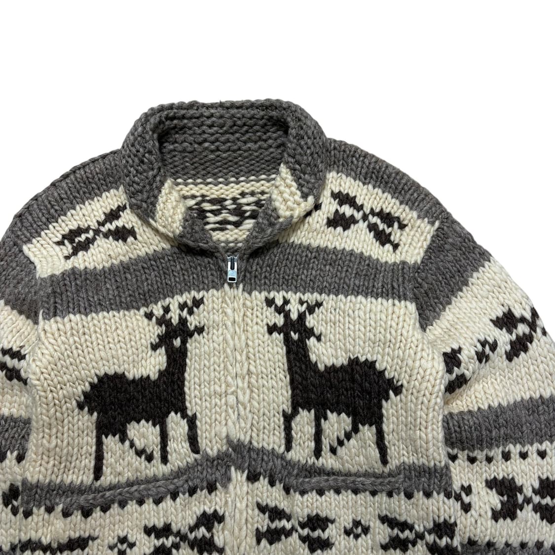 헤비울 코위챤 니트집업 상품이미지2